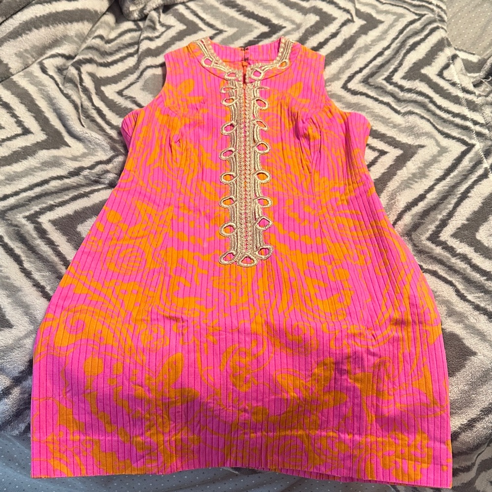 Lilly Pulitzer Pink and Orange Dress